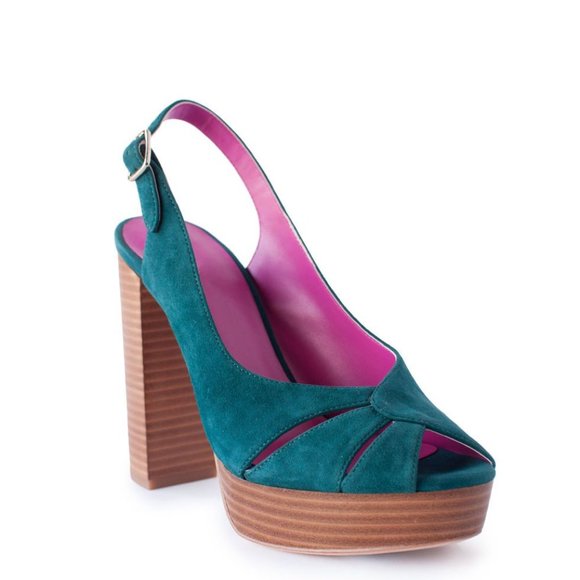 Trina Turk Joni Platform Heels - Picture 1 of 9